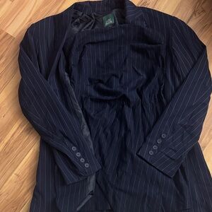 Wild Fable Navy Pinstripe Blazer AND strapless dress